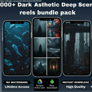 ”Shadows & Silence: 3,000 Deep Aesthetic Scenes.”Reels bundle pack ”Shadows & Silence: 3,000 Deep Aesthetic Scenes.”Reels bundle pack