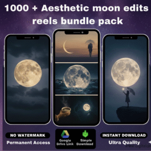 🌙 The “Dreamy & Ethereal” Vibe “1,000+ Midnight Dreams: The Ultimate Aesthetic Moon Video Vault”🌙