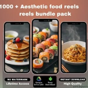 ​The Aesthetic Hunger: 🍲Stop the scroll with 1,000+ Ultra-HD, Cinematic Food Reels—Ready to Post. 🍲