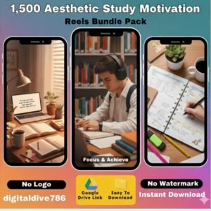 📚✏1,500 Aesthetic Study Vibes. Zero Effort. 📚✏
