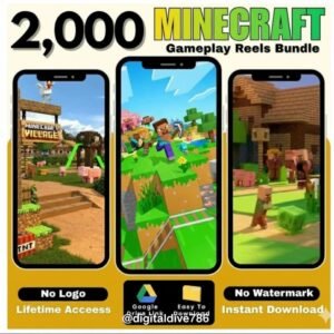 ๐ฎUltimate Minecraft Content Vault: 2000 Royalty-Free Gameplay Reels ๐ฎUltimate Minecraft Content Vault: 2000 Royalty-Free Gameplay Reels