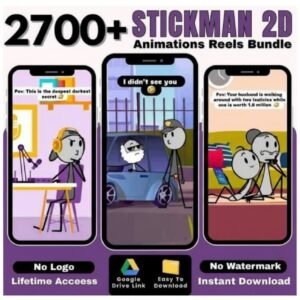 2,700+ Stickman 2D Funny Animation Mega-Bundle The Ultimate Library for Viral Content Creators 2,700+ Stickman 2D Funny Animation Mega-Bundle The Ultimate Library for Viral Content Creators